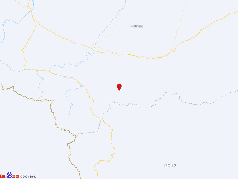 新疆和田地区策勒县（北纬35.82度，东经80.68度）发生3.0级地震